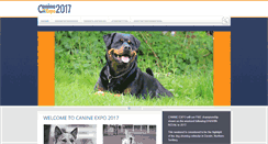 Desktop Screenshot of canineexpo.dogsites.com.au